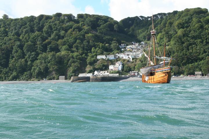 Matthew - anchoring after stormy crossing to Clovelly