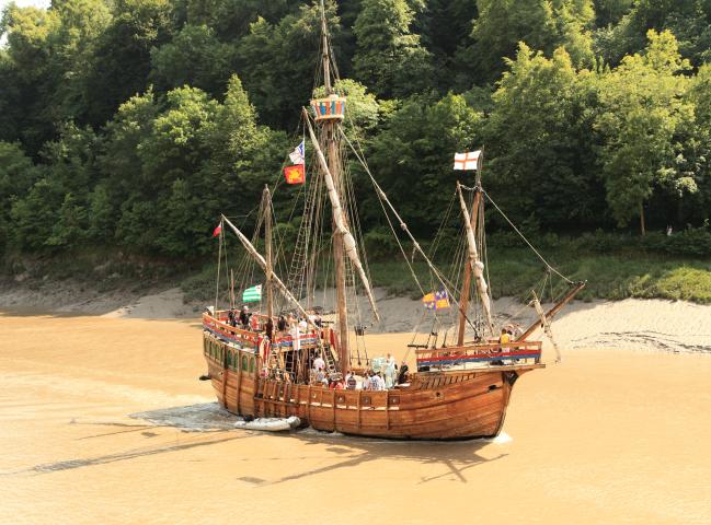 SV Matthew in Avon Gorge 