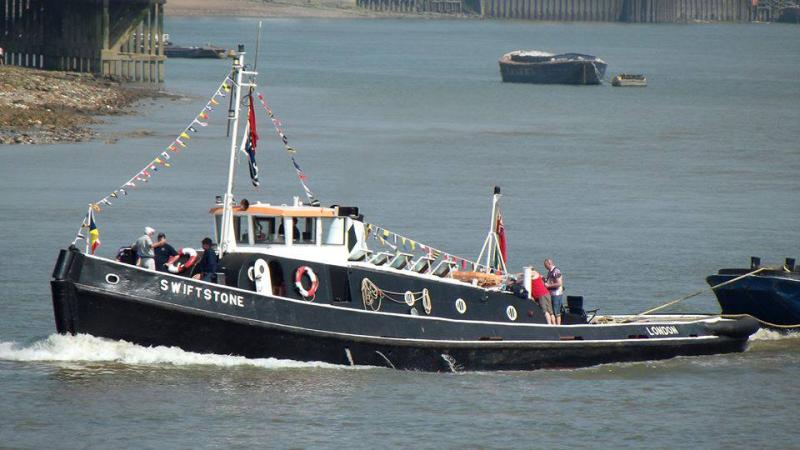 Swiftstone - underway at 2013 barge match