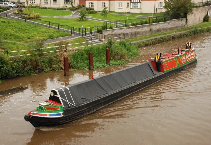 on the canal