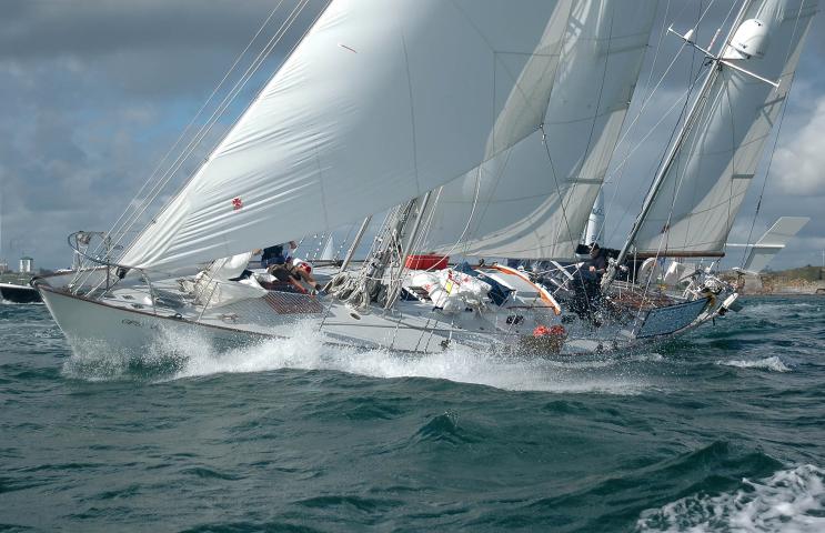 Gipsy Moth IV - under sail