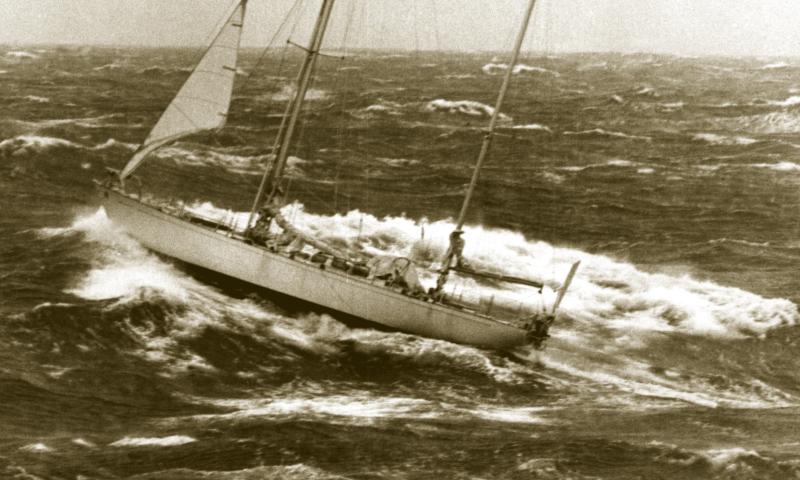 Gipsy Moth IV - under sail