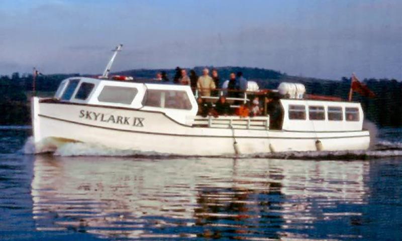 Skylark IX - underway, port side view