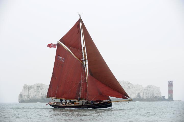 Jolie Brise - under sail