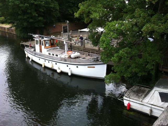 starboard side view