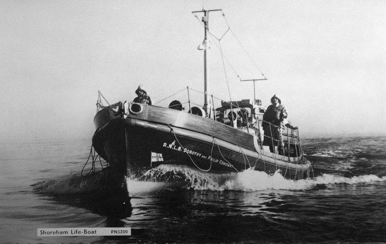 Dorothy & Philip Constant - underway when stationed at Shoreham