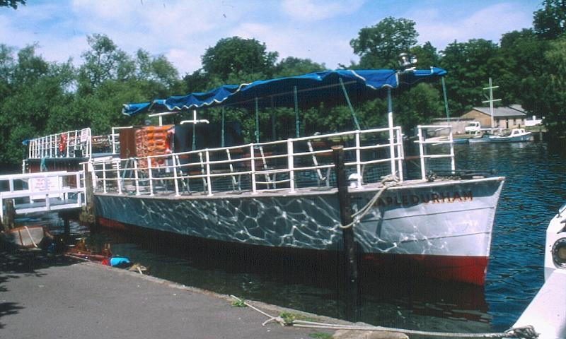 Mapledurham alongside - starboard bow