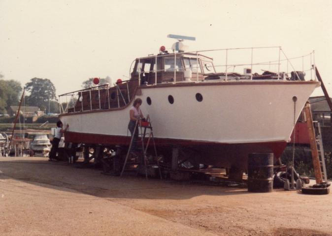 starboard side view