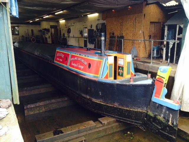 Vessel in the boatyard