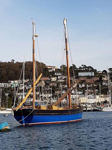 Our Daddy moored after restoration