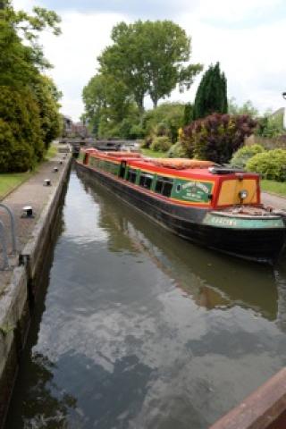 Lancing on the Kennet & Avon, July 2014