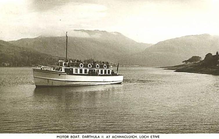 DARTHULA II on Loch Etive, port side view