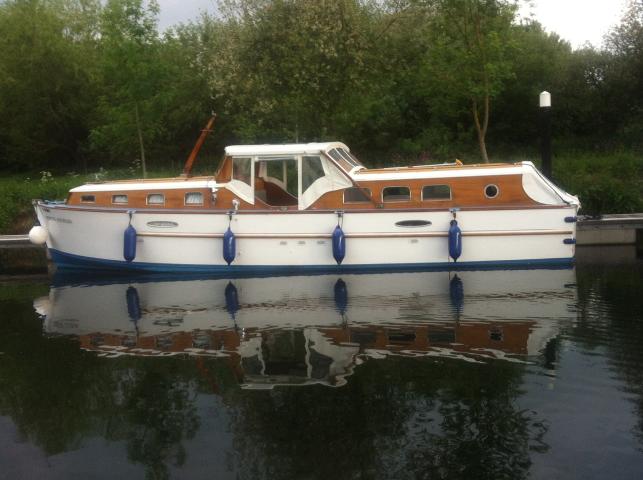 White Heron port side view 