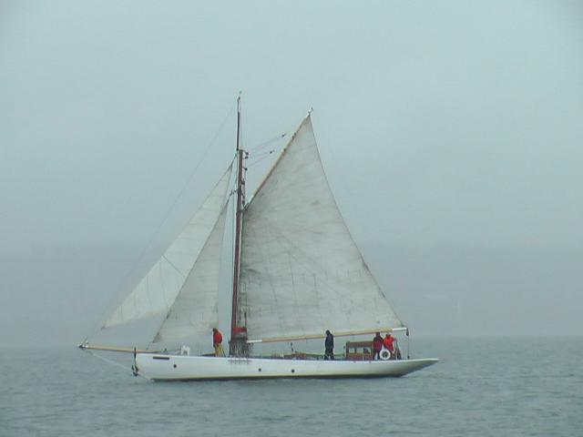 Sailing starboard view 