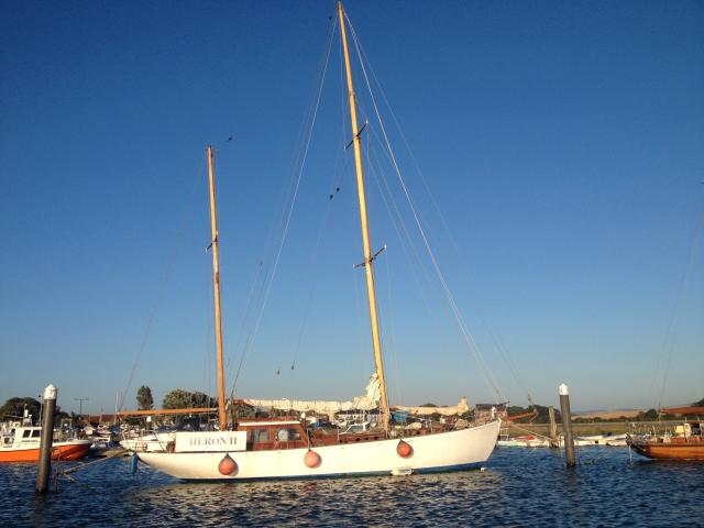 Port side in the mooring