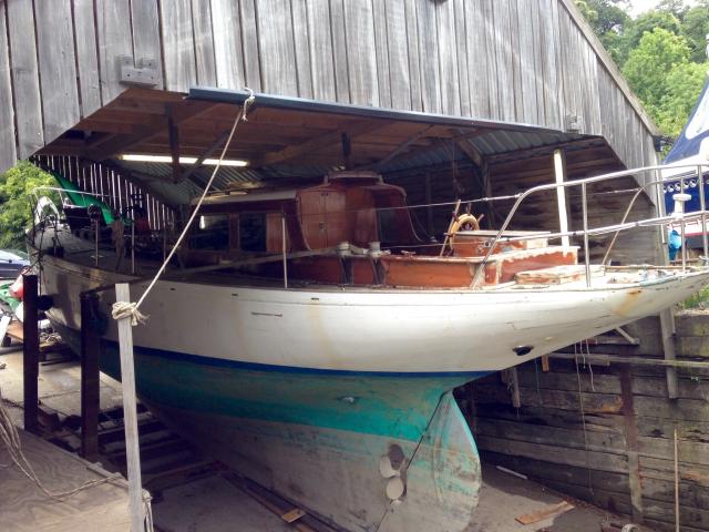 In dry dock for repairs 