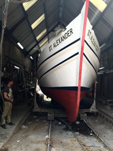 Dry Dock Bow View