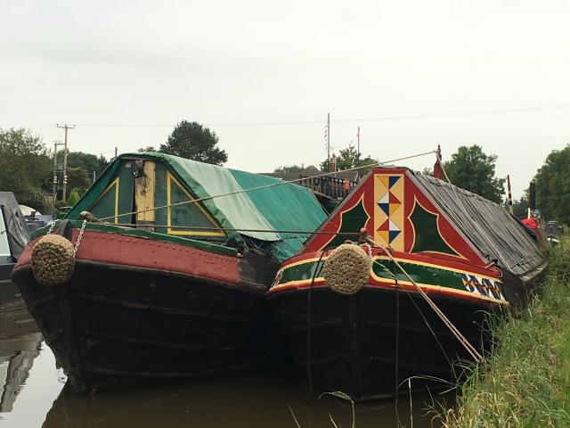 moored bow view