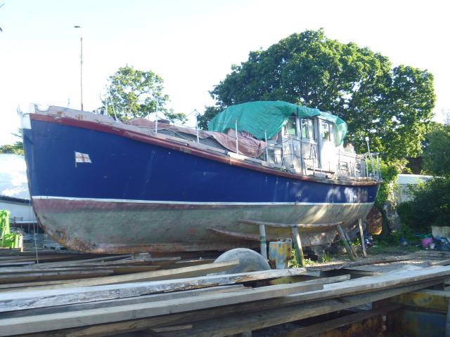 Dry docked