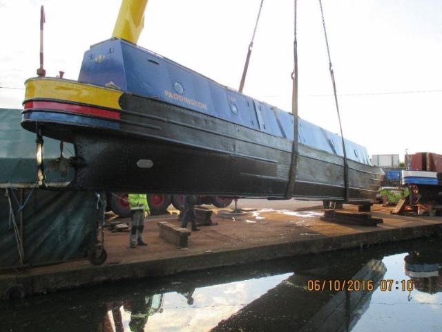 Lifted during transport 