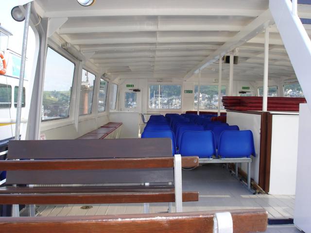 Dartmouth Castle - passenger seating