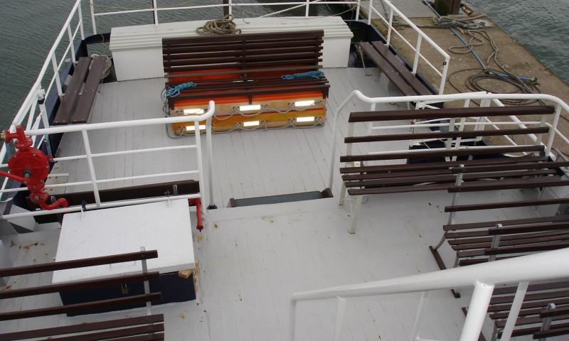 Dartmouth Castle - stern deck