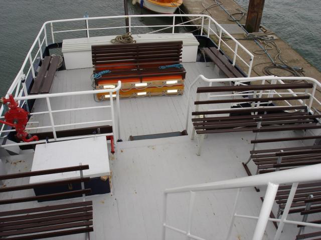 Dartmouth Castle - stern deck