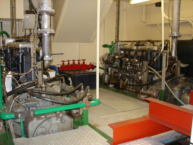 Dartmouth Castle - engine room