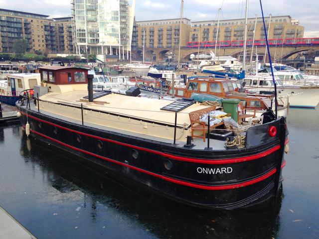 Moored at Limehouse Marina