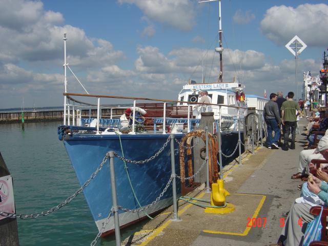 Western Lady III, at Yarmouth Isle of Wight, September 2007