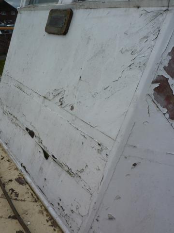 RML 526 - close up of condition of wheelhouse