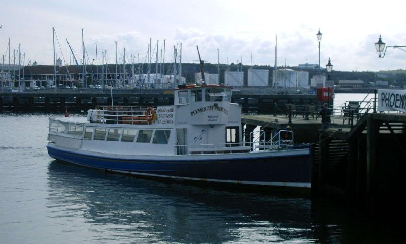 Plymouth Princess alongside - starboard side view
