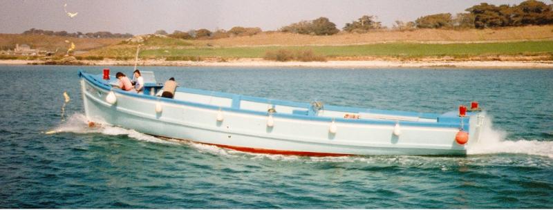 Britannia under way