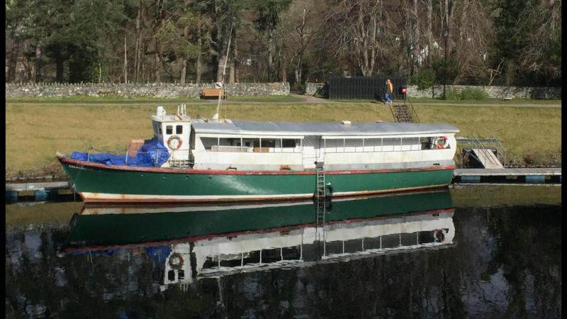 Etive Shearwater port side view