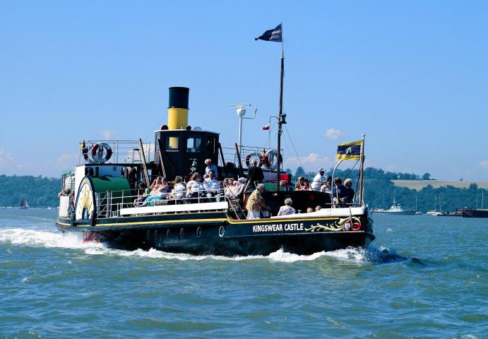 Kingswear Castle - starboard bow