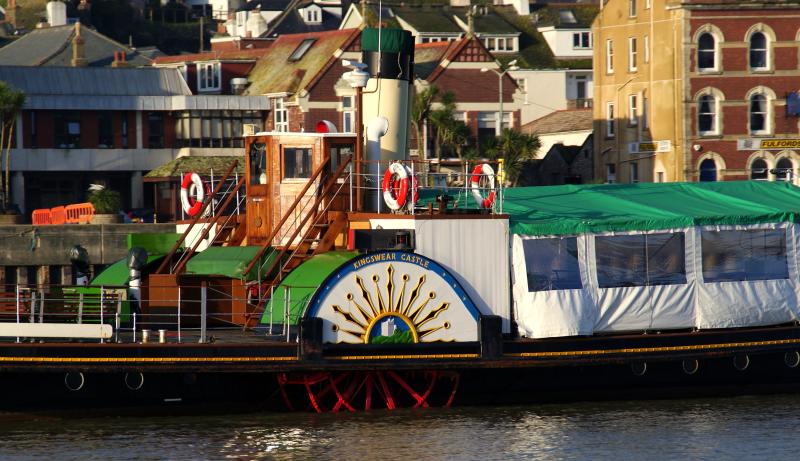 Kingswear Castle - paddle wheel