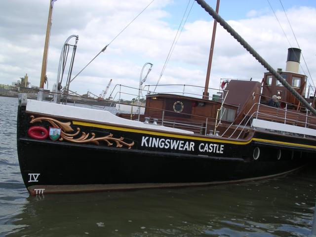 Kingswear Castle - port bow