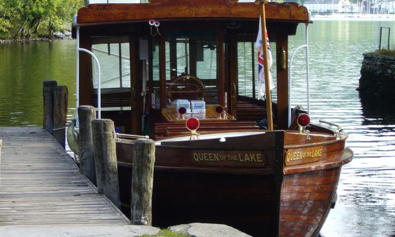 Queen of the Lake, awaiting passengers at Wray Castle - Photo Comp 2011 entry