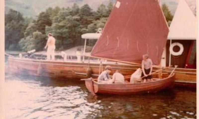 Lady Derwentwater moored