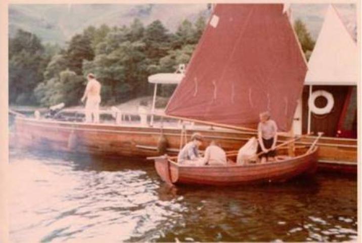 Lady Derwentwater moored