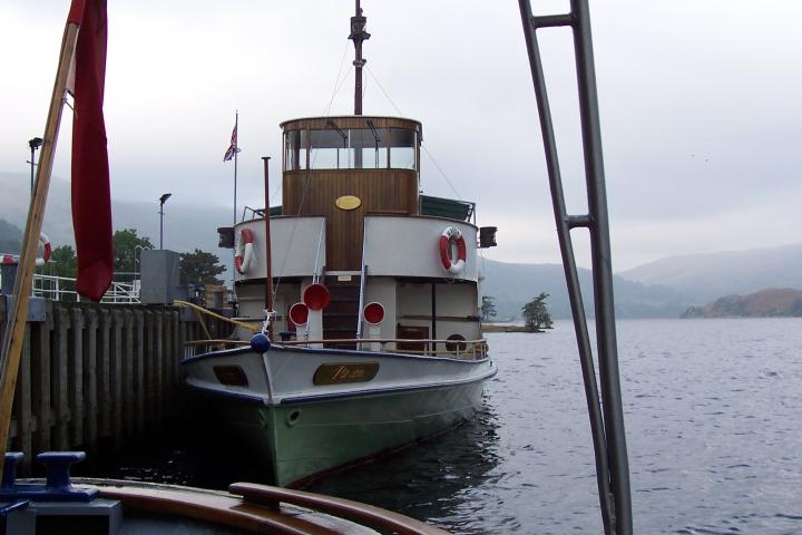 RAVEN - on Ullswater. Port bow.