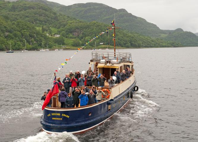 The Second Snark - performing a charter in conjunction with WAVERLEY to Loch Riddon