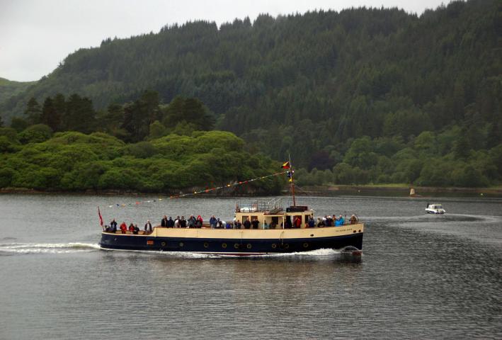 The Second Snark - performing a charter in conjunction with WAVERLEY to Loch Riddon