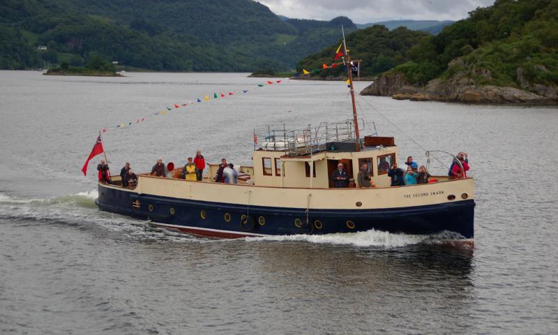 The Second Snark - performing a charter in conjunction with WAVERLEY to Loch Riddon
