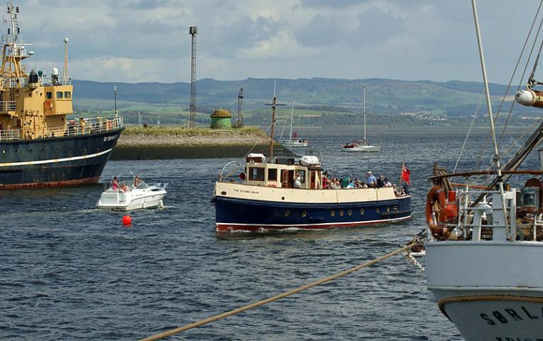 The Second Snark - underway, port side view