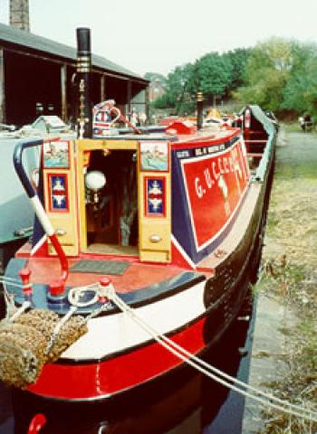 BATH - moored up. Stern from starboard quarter looking forward.