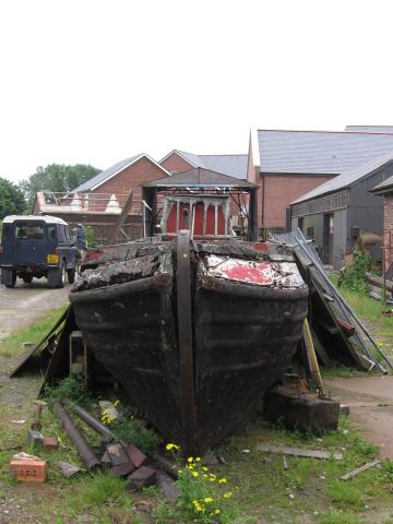 Chiltern seen from the bows looking aft