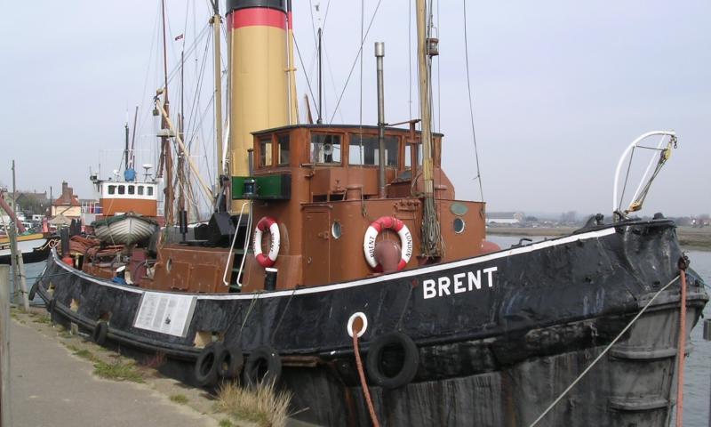 Brent alongside - starboard bow