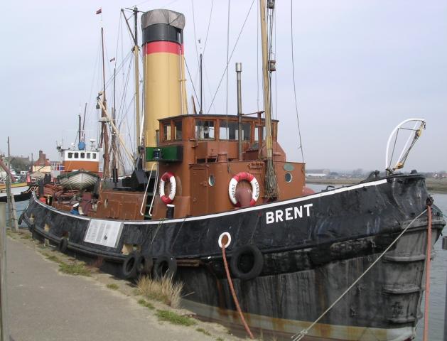 Brent alongside - starboard bow