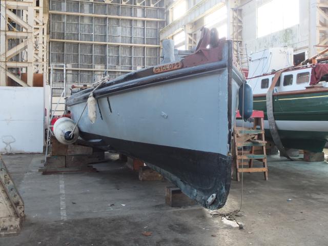 Bow view, Restoration work - Feb 2014